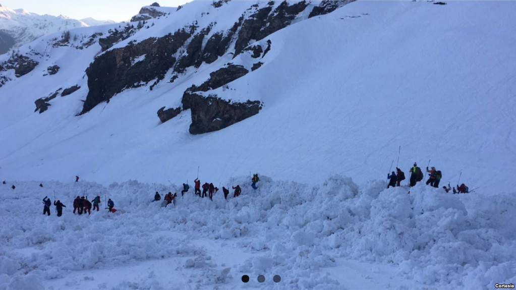 Rescatan a varias personas tras avalancha de nieve en Suiza - La Revista CR