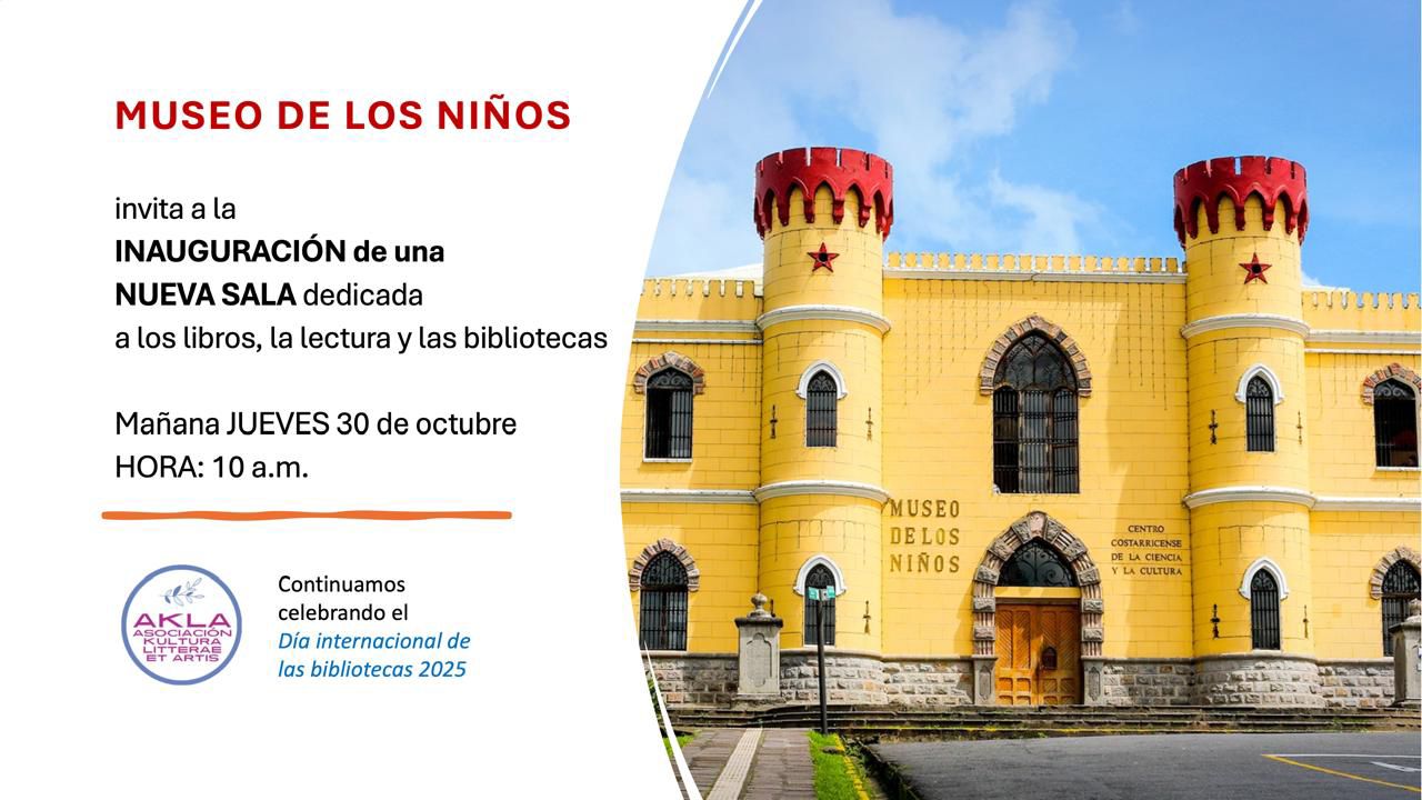 Museo de los Niños: Inauguración nueva sala literaria - La Revista CR